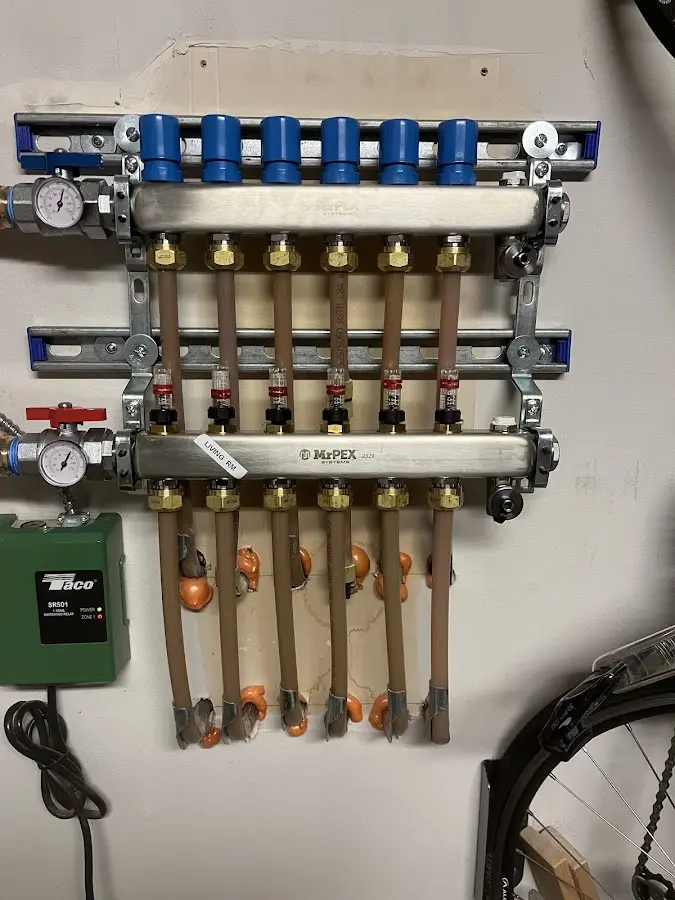 Plumber performing Gas Leak Detection at a residential property in Daleville